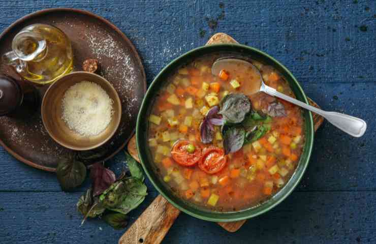 Minestrone fatto in casa