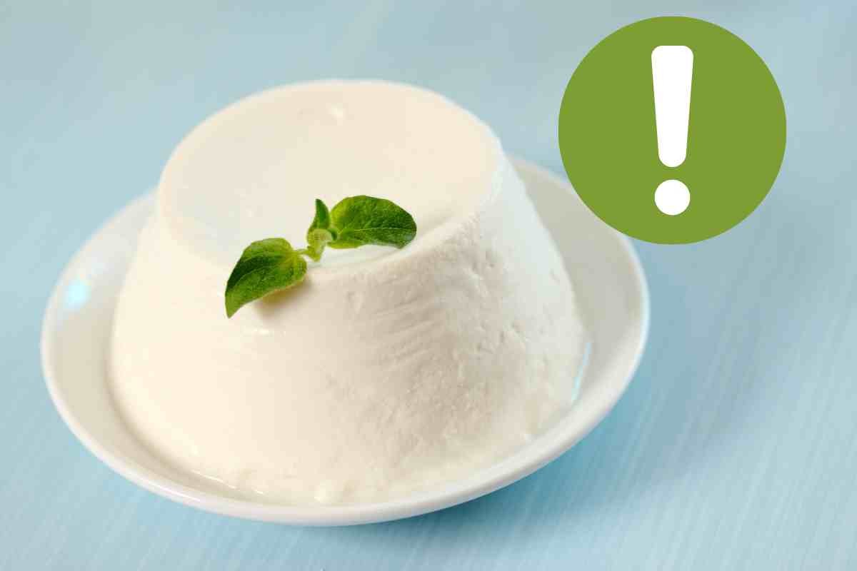 Ricotta alimentazione bandita tavola